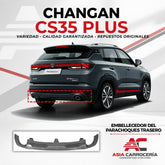 Embellecedor parachoques trasero área escape Changan CS35 Plus