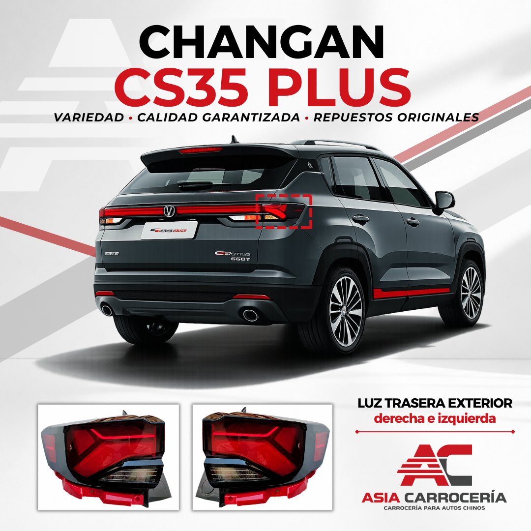 Luz trasera exterior izquierda Changan CS35 Plus