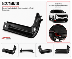 Soporte de Placa Protectora Inferior - Geely Starray
