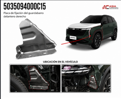 Placa de Fijación de Guardafango Delantero - Geely Starray