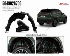 Guardafango Interior Trasero - Geely Starray