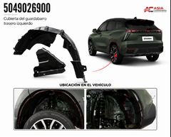 Guardafango Interior Trasero - Geely Starray