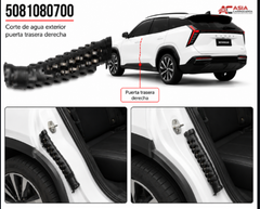 Sello de Ventana Puerta Trasera (Tipo 2) - Geely Starray