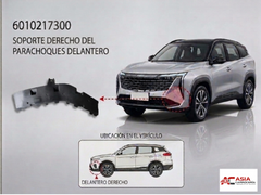 Soporte de Defensa Delantera (Tipo 2) - Geely Starray