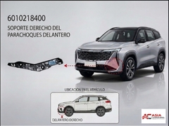 Soporte de Defensa Delantera (Tipo 1) - Geely Starray