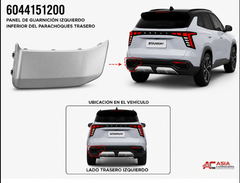 Panel Decorativo Inferior de Defensa Trasera - Geely Starray