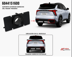 Soporte de Radar Exterior Trasero - Geely Starray