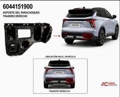 Soporte Reforzado de Defensa Trasera - Geely Starray