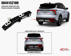 Soporte de Defensa Trasera - Geely Starray