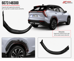 Ceja de Guardafango Trasero (Tipo 1) - Geely Starray