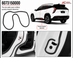 Sello de Marco Puerta Trasera - Geely Starray