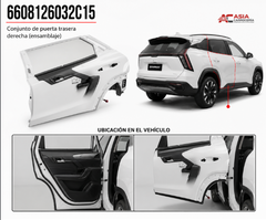 Puerta Trasera (Cuerpo) - Geely Starray