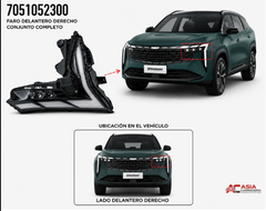 Faro Delantero (Conjunto) (Tipo 1) - Geely Starray