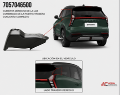 Cubierta de Calavera de Compuerta - Geely Starray