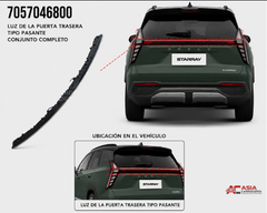 Luz Trasera Continua de Compuerta (Tipo 2) - Geely Starray