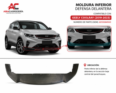 Moldura Inferior Defensa Delantera Geely Coolray