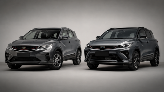Geely Coolray pre-facelift vs facelift NL-3