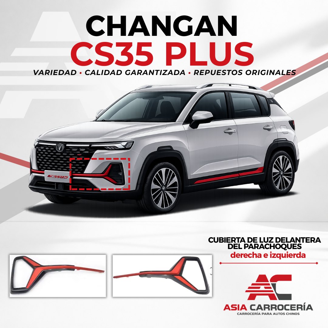 Cubierta luz delantera parachoques izquierda Changan CS35 Plus