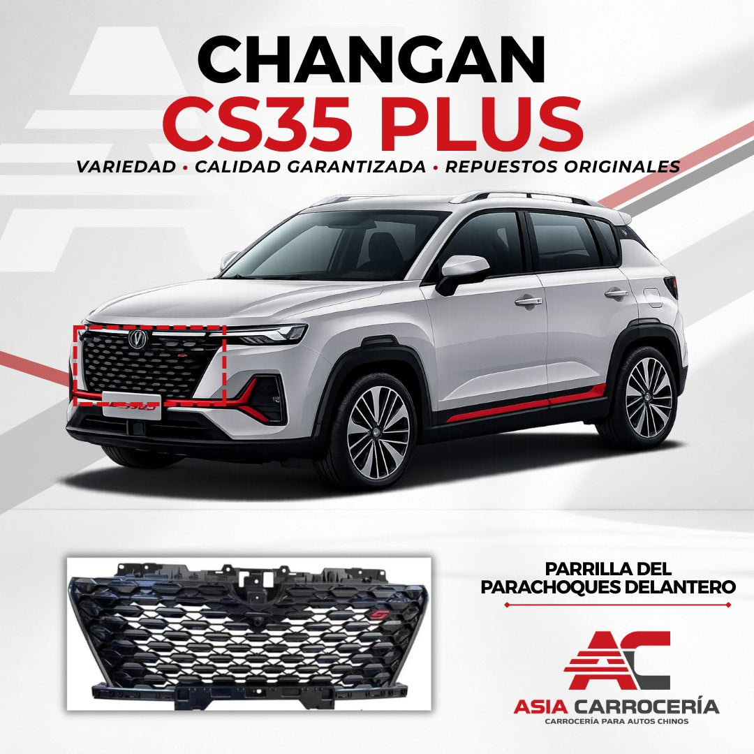 Parrilla del parachoques delantero Changan CS35 Plus