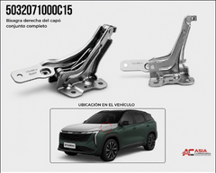 Bisagra de Capó - Geely Starray
