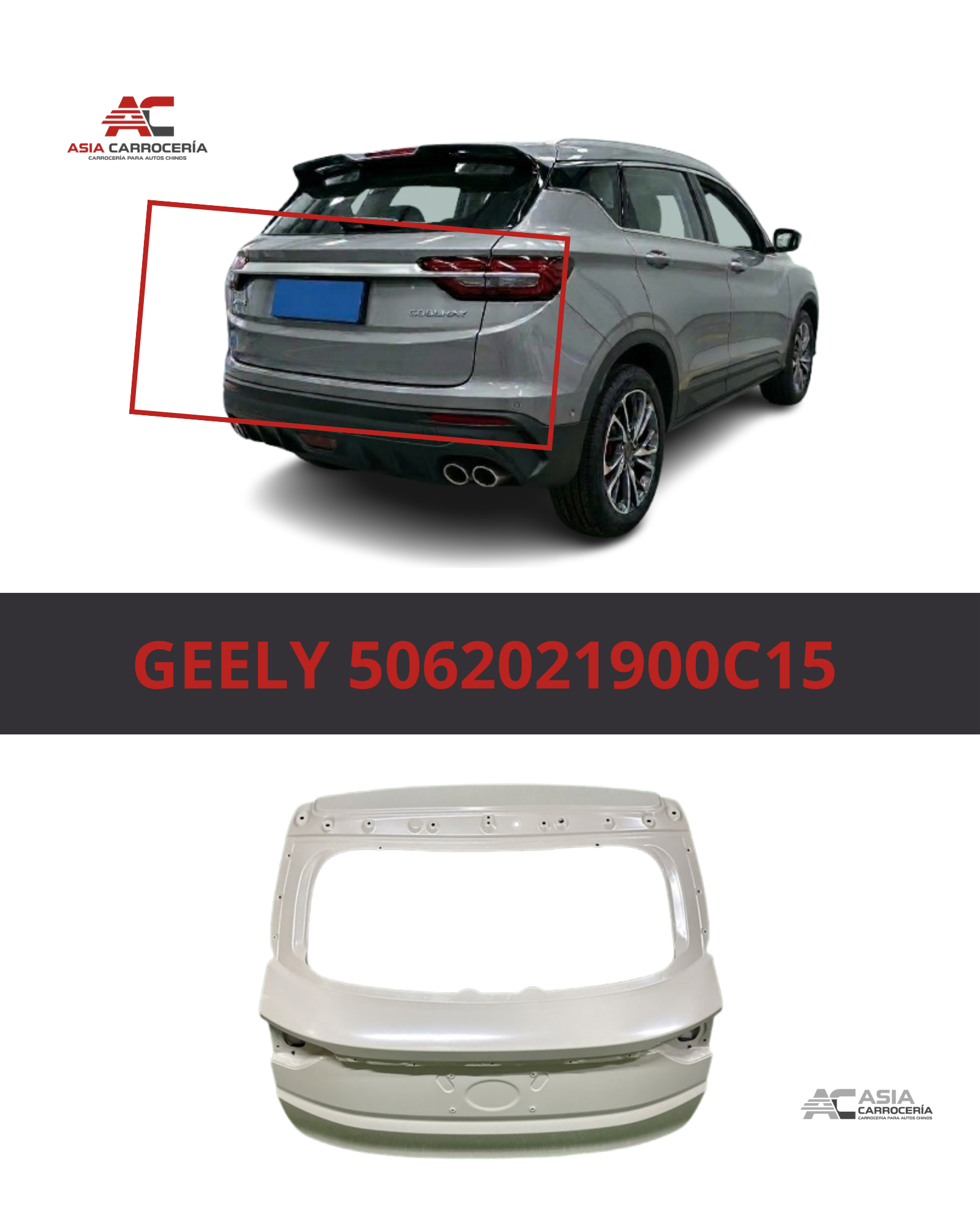 Porton Trasero Geely Coolray