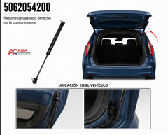 Amortiguador de Gas de Compuerta - Geely Starray