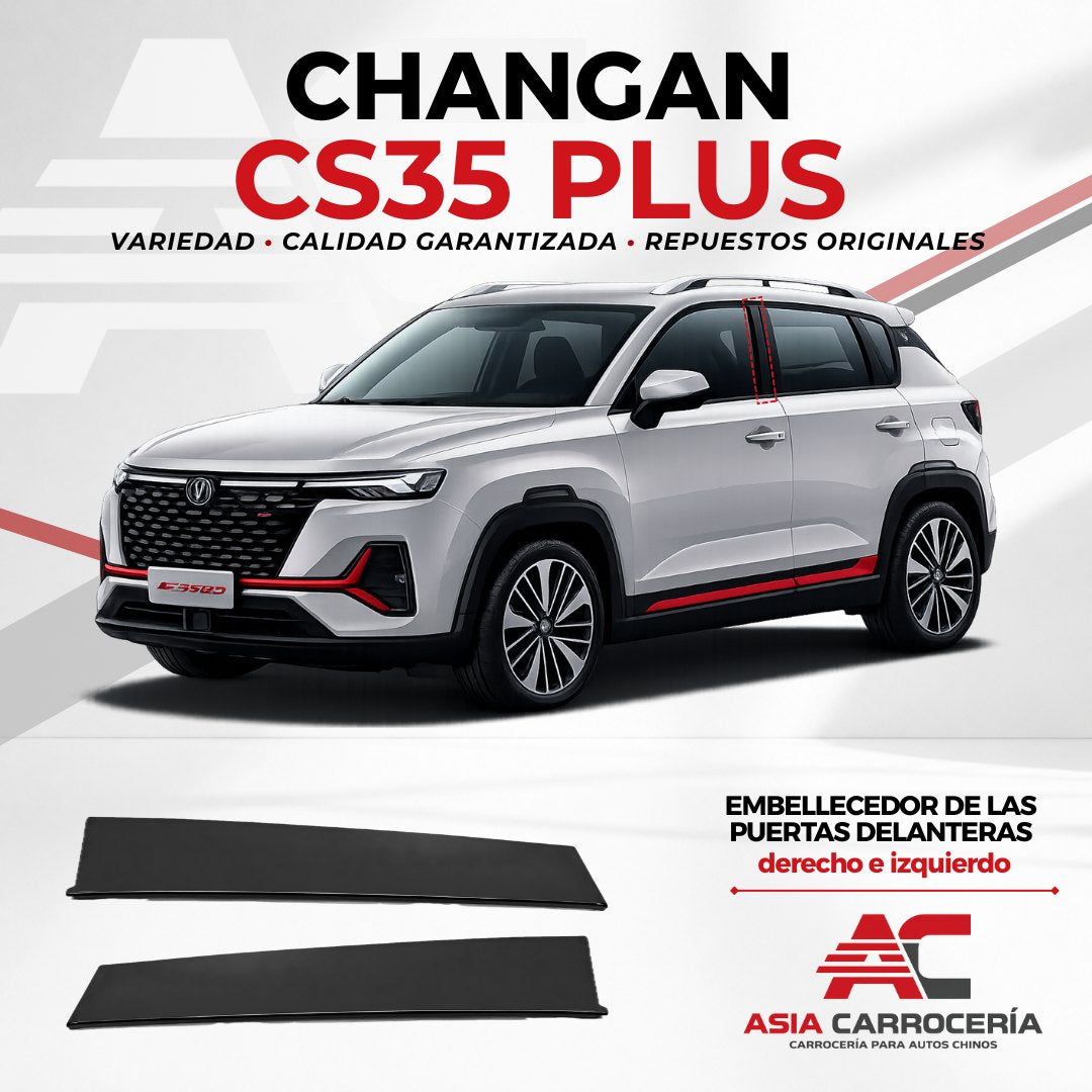 Embellecedor puerta delantera exterior izquierdo Changan CS35 Plus