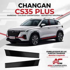 Embellecedor puerta trasera exterior izquierdo Changan CS35 Plus