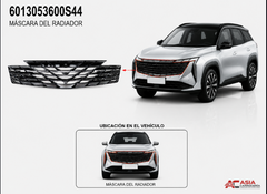Parrilla Frontal (Máscara) Plata - Geely Starray