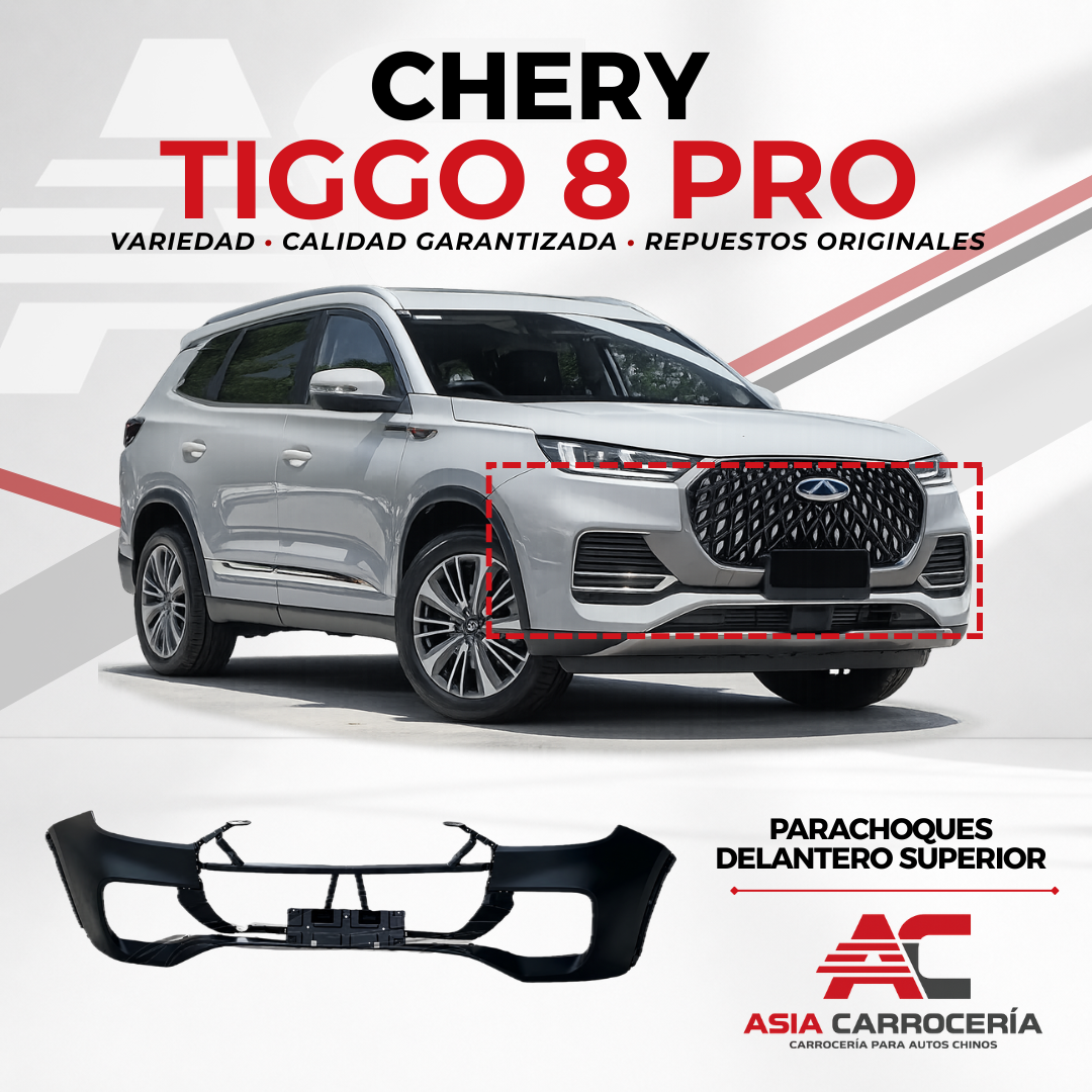 Parachoques delantero superior — Chery Tiggo 8 Pro