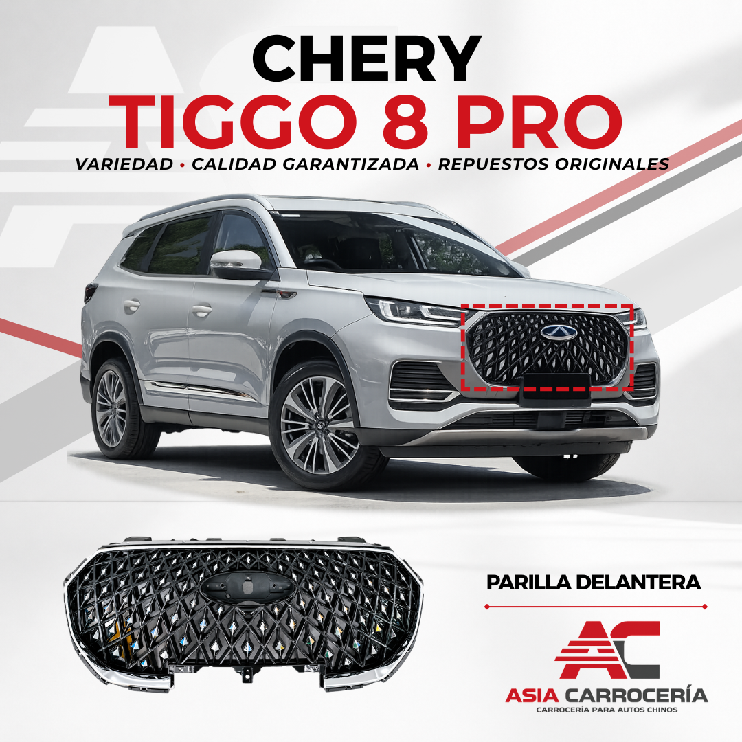 Parrilla delantera (radiador) — Chery Tiggo 8 Pro