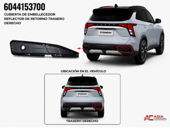 Moldura Reflectante de Defensa Trasera - Geely Starray