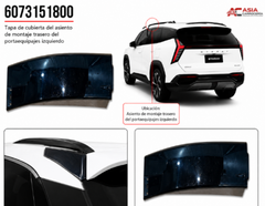 Cubierta de Base Trasera de Barra de Techo (Tipo 2) - Geely Starray
