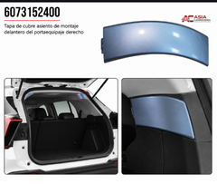 Cubierta de Base Delantera de Barra de Techo (Tipo 1) - Geely Starray
