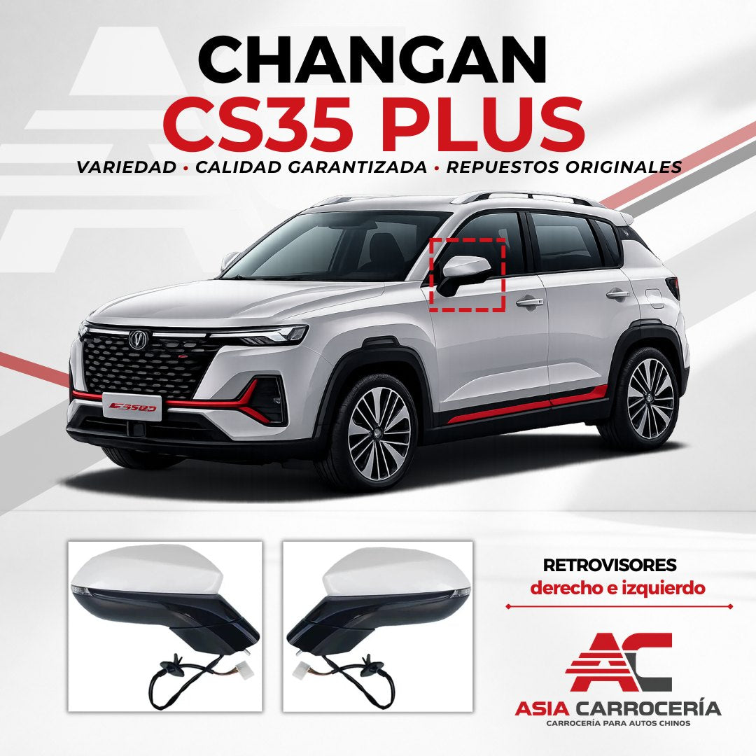 Espejo retrovisor izquierdo Changan CS35 Plus