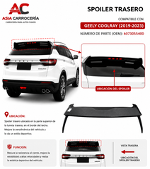 Spoiler Trasero Geely Coolray