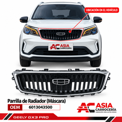 Parrilla de radiador Geely GX3 Pro OEM 6013043500